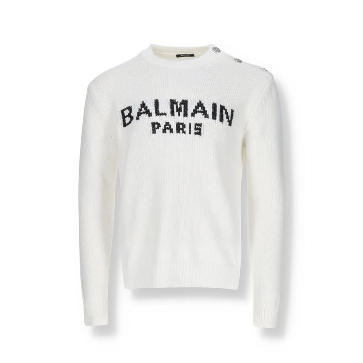 Balmain Balmain Cotton Logo Sweater Men