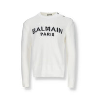 Balmain Balmain Cotton Logo Sweater Men