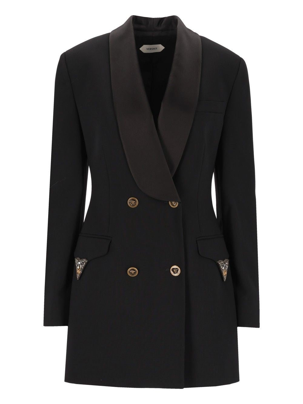 Versace Women Double-Breasted Evening Blazer