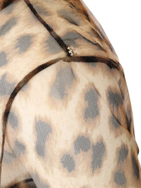 Sportmax Women Bi-Material Animalier Top
