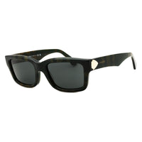 Burberry Sunglasses Rectangle Full Rim, Check Green Frame and Dark Grey Lens BE4443412587