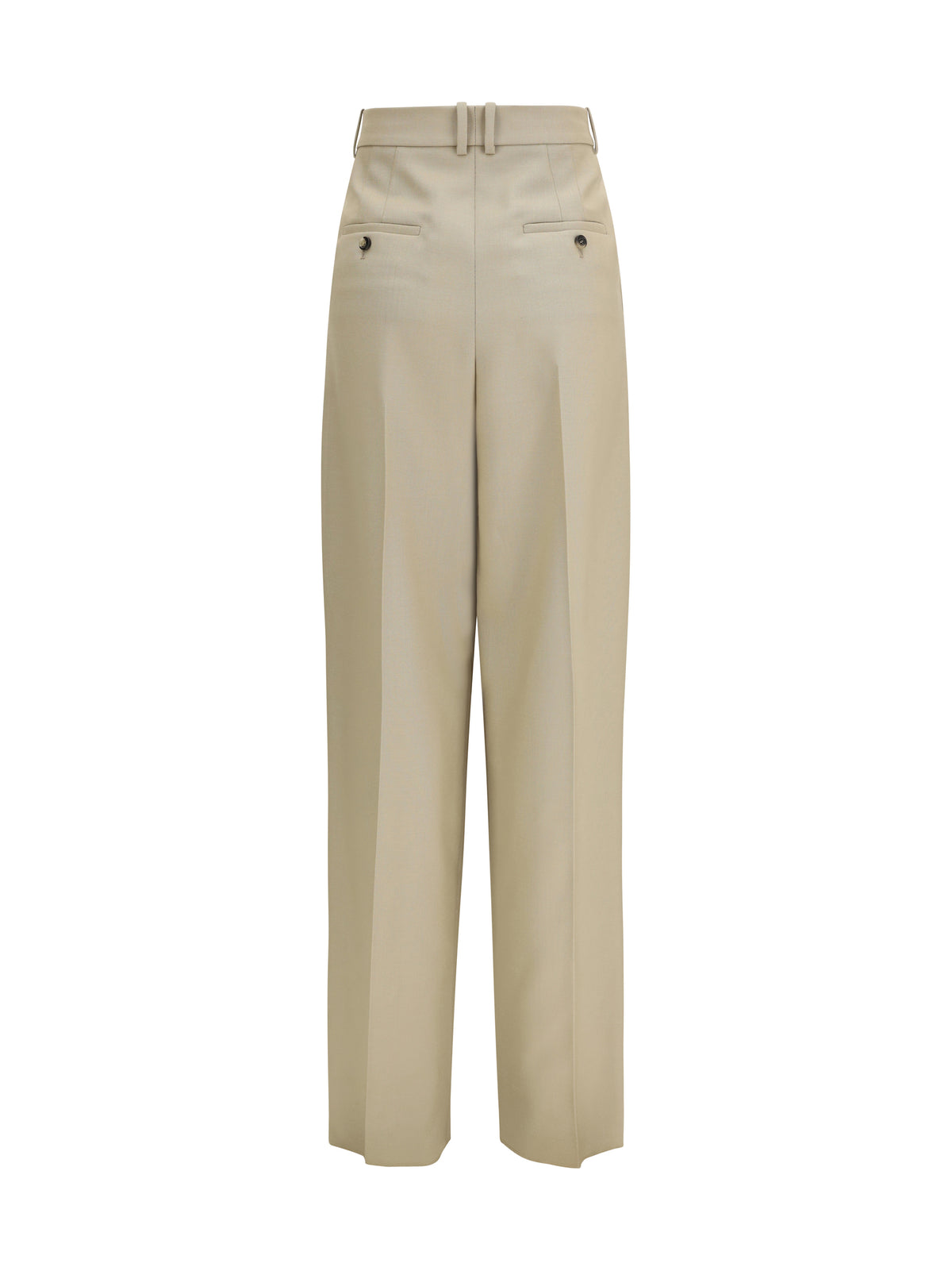 SAINT LAURENT Saint Laurent Women Tailored Wool And Silk Canvas Pants