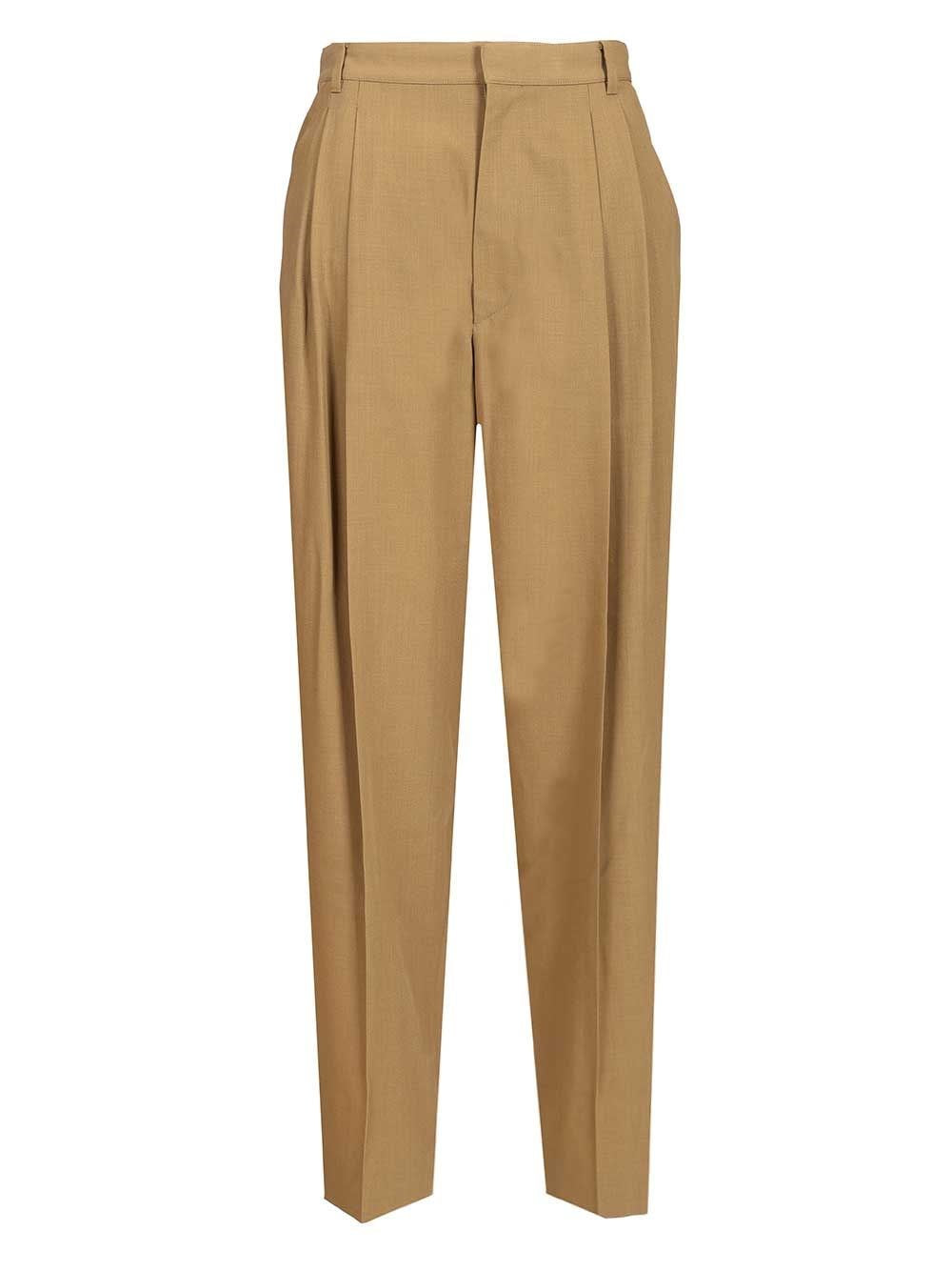 Celine Women "Montauk" Wool Trousers