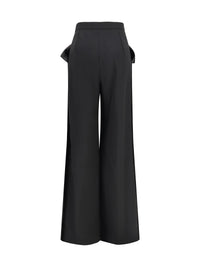 Nissa Women Wide-Leg Wool-Blend Pants