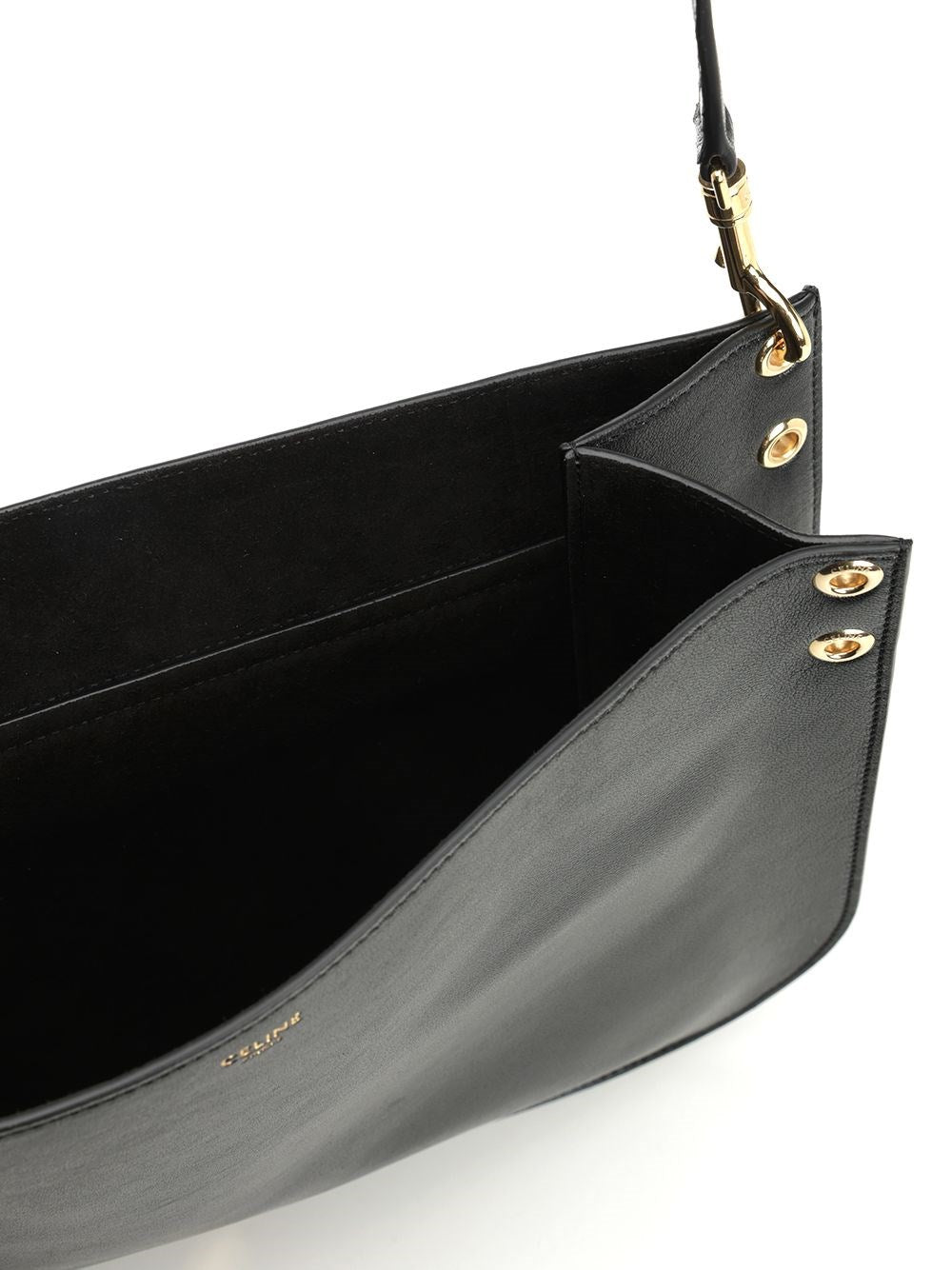 Celine Women "Besace" Leather Bag