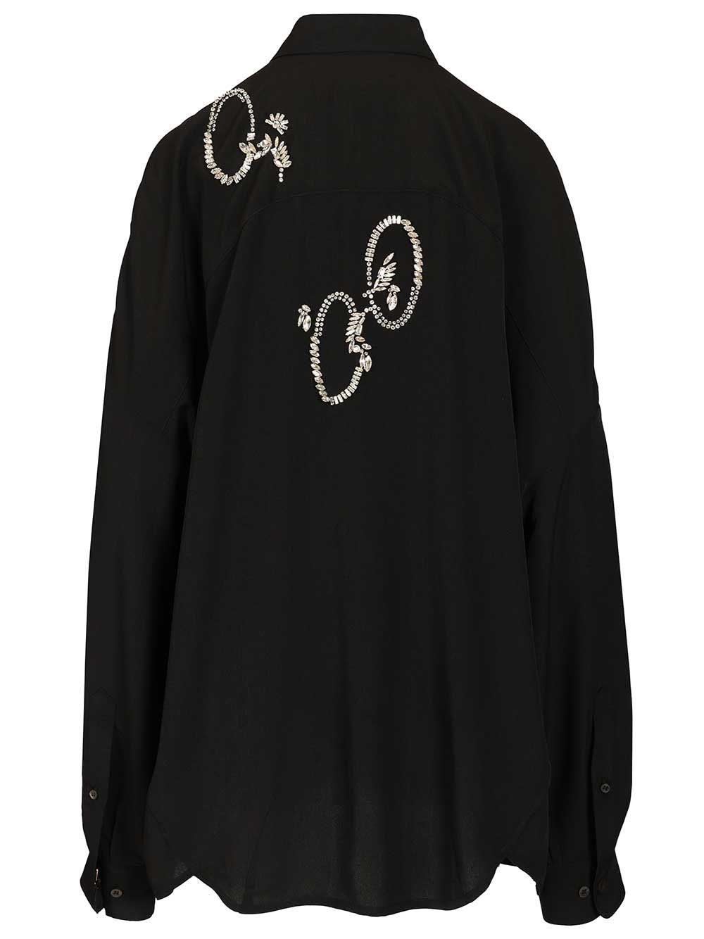 Dries Van Noten Dries Van Noten Women Oversized Shirt With Crystals
