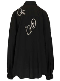 Dries Van Noten Dries Van Noten Women Oversized Shirt With Crystals