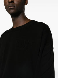 Off White Men `3D Diag` Knit Crew-Neck Sweater