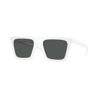 Versace Sunglasses Square Full Rim, White Frame and Dark Grey Lens VE4468U314/87