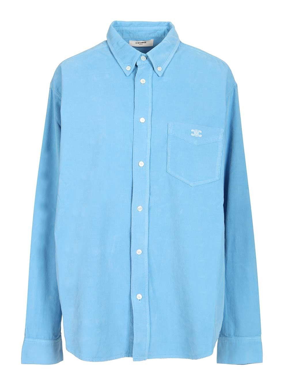 Celine Men Corduroy Shirt