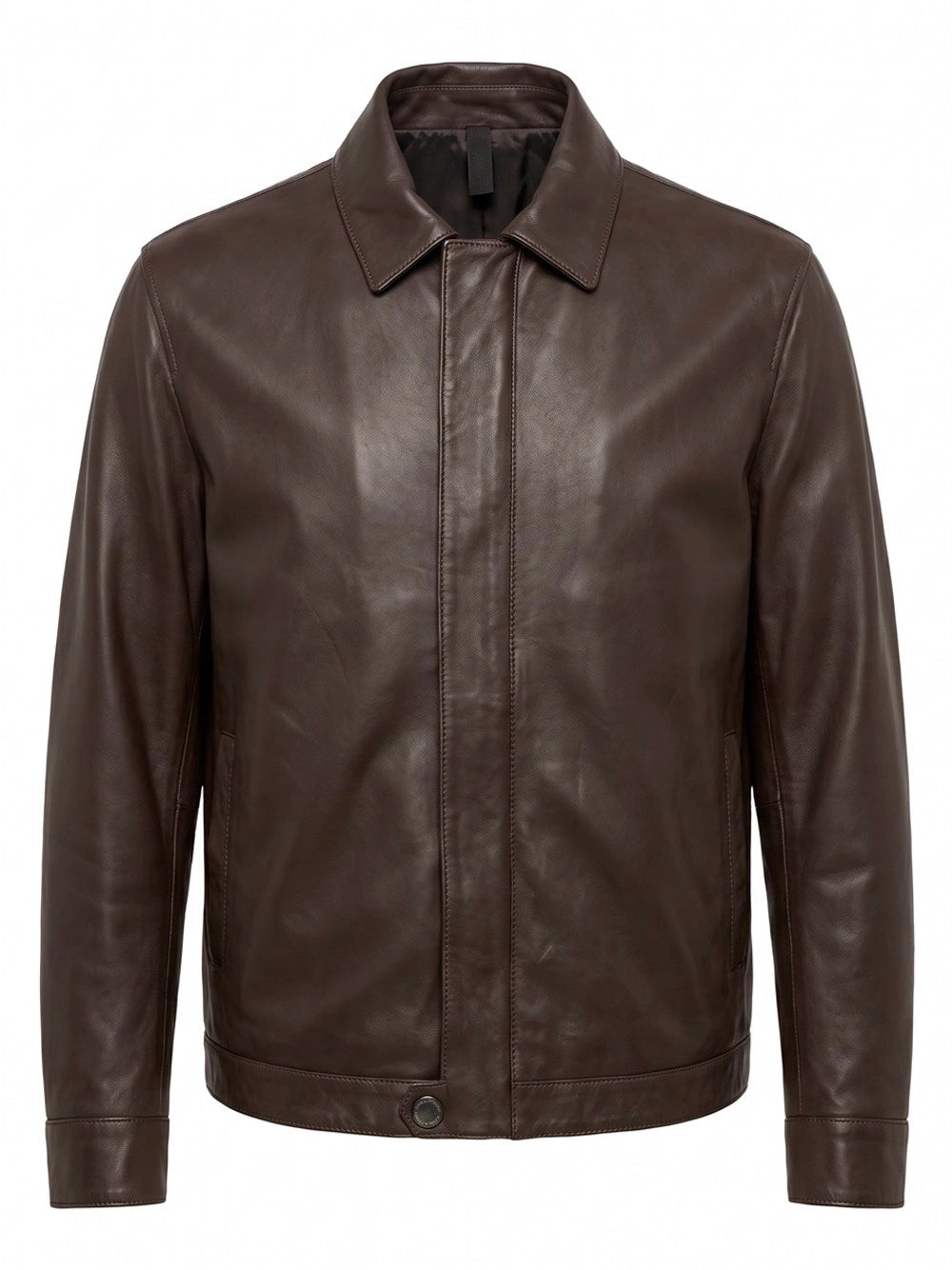 Tagliatore Men `Foch` Leather Jacket