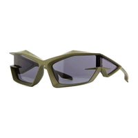 Givenchy Sunglasses Geometric Full Rim, Matte Black Frame and Smoke Lens GV40049I02A