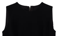 Dolce & Gabbana Black Women's Sheath Flare Viscose Women's Dress