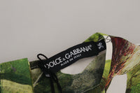 Dolce & Gabbana Crew-neck Cotton Top Blouse Fruit Women's T-shirt