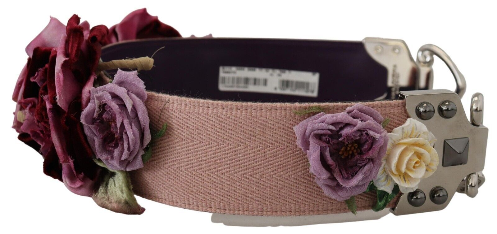 Dolce & Gabbana Dolce & Gabbana Multicolor Floral Appliques Metal Shoulder Women's Strap