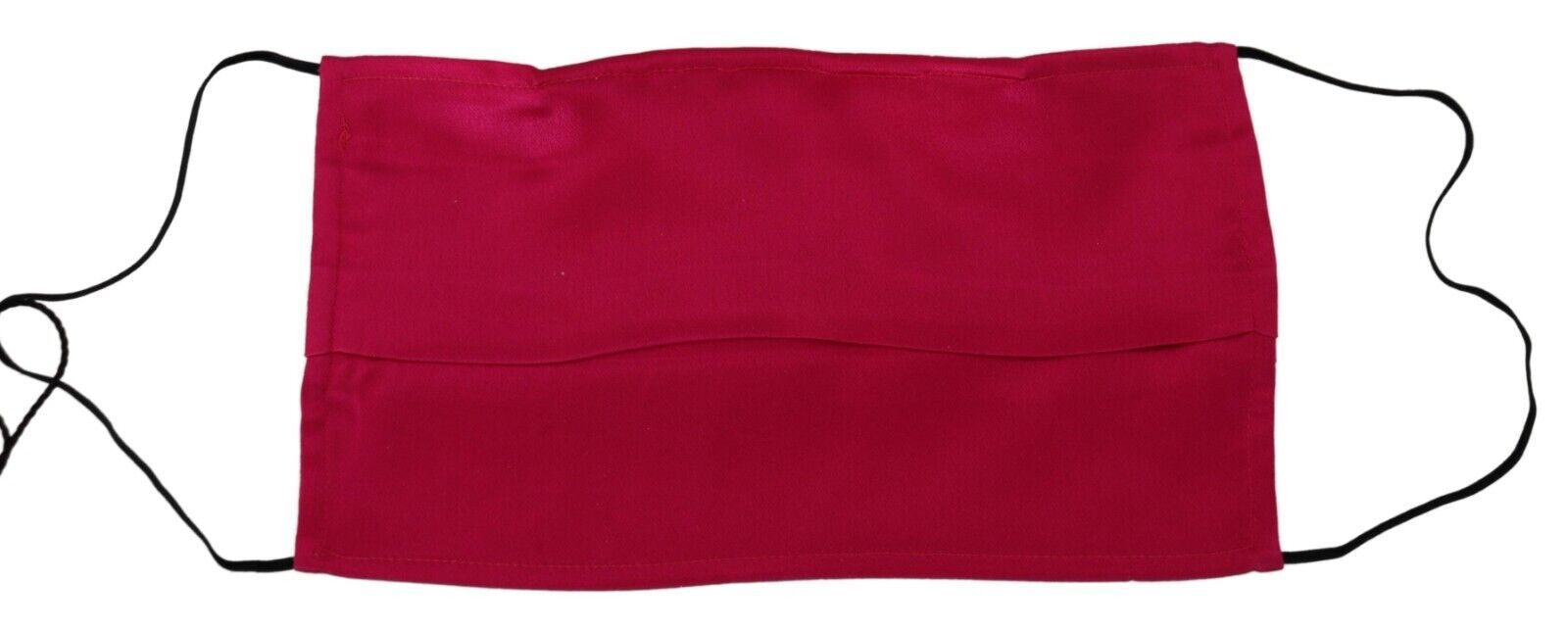 Dolce & Gabbana Dolce & Gabbana Red Cotton Pleated Elastic Ear Strap One Size Face Women's Mask