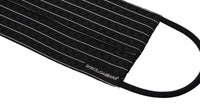 Dolce & Gabbana Dolce & Gabbana Black White Stripes Elastic Ear Strap One Size Face Women's Mask