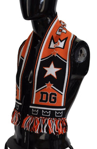 Dolce & Gabbana Multicolor DG Logo Printed Men Neck Wrap Shawl Men's Scarf