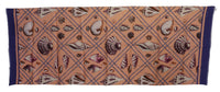 Dolce & Gabbana Blue Linen Seashell Pattern Mens Wrap Shawl Men's Scarf