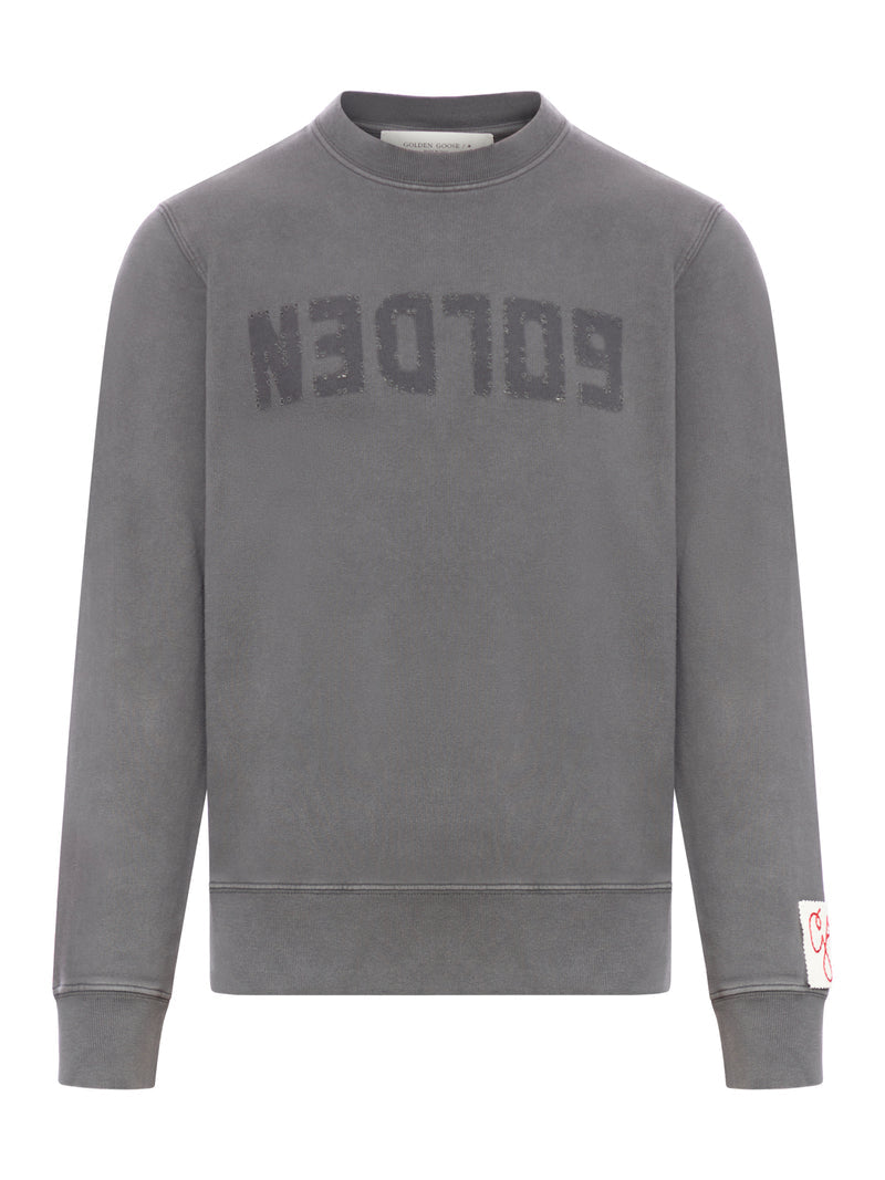 Golden Goose Deluxe Brand Golden Goose Deluxe Brand Men Crew Neck Sweatshirt With Logo
