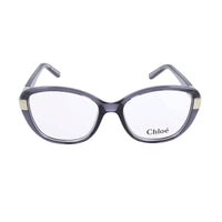 Chloe Eyeglasses Cat Eye Full Rim, Dark Grey Frame and Clear Demo Lens Lens CE2650036
