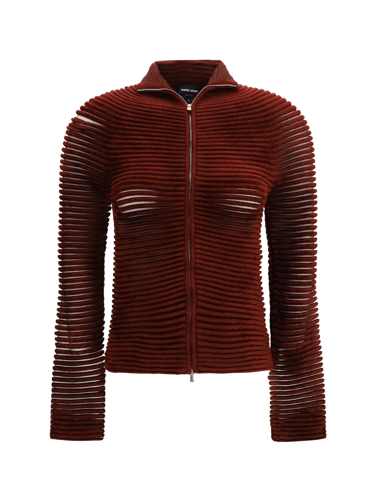 GIORGIO ARMANI Giorgio Armani Women Openwork Viscose-Blend Cardigan
