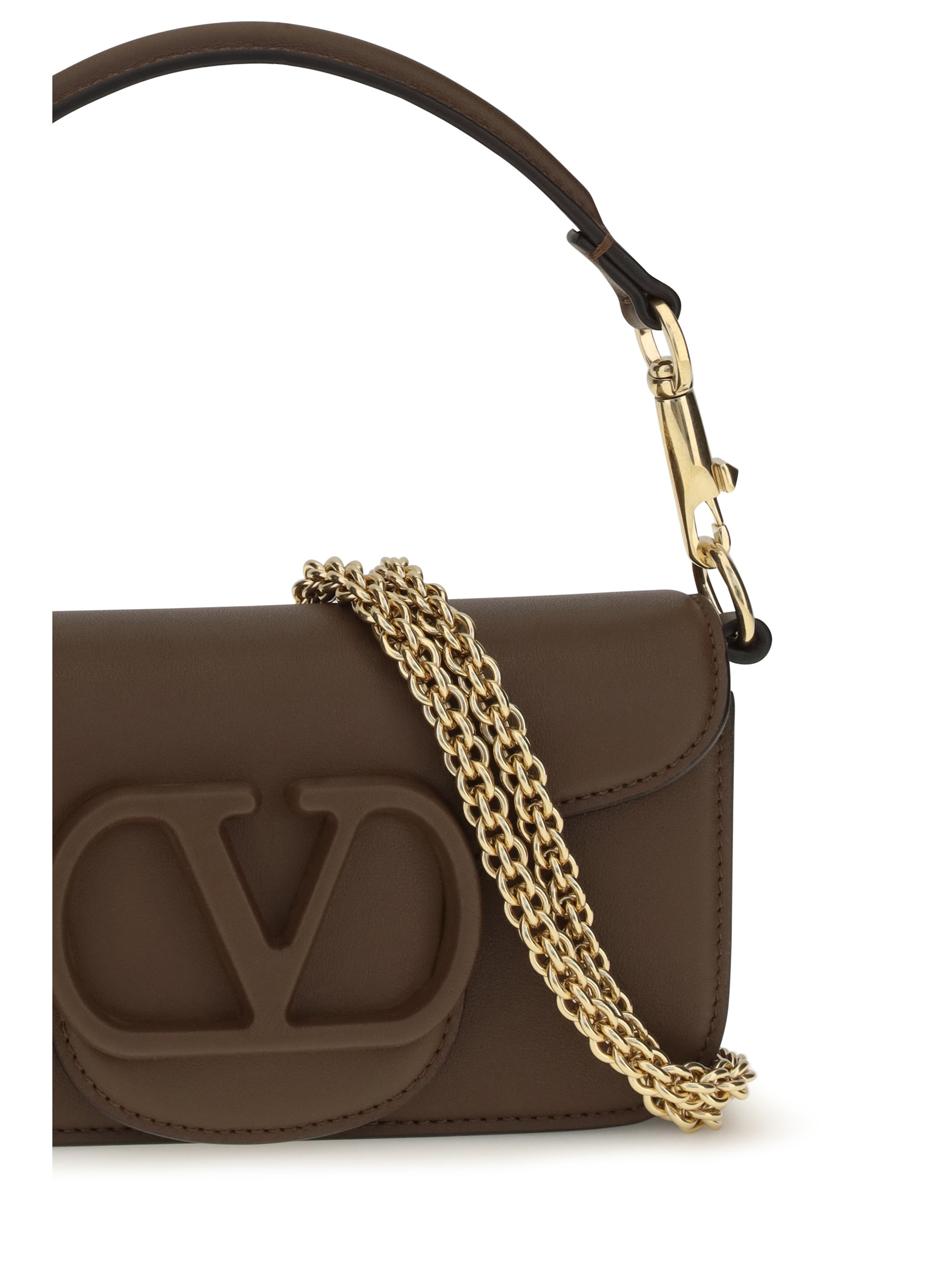VALENTINO GARAVANI Valentino Garavani Women Mini Locò Shoulder Bag In Calfskin