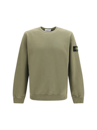 Stone Island Men Crewneck Cotton Sweatshirt