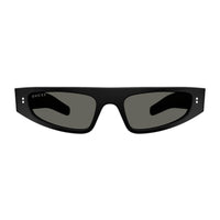 Gucci Sunglasses Cat Eye Full Rim, Shiny Ivory Frame and Red Lens GG1634S005