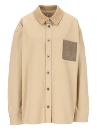 Loewe Men Cotton Canvas Overshirt