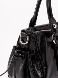 Miu Miu Women Shiny Leather Handbag