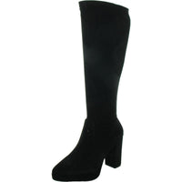 Journey Womens Wide Calf Faux Suede Knee-High Boots