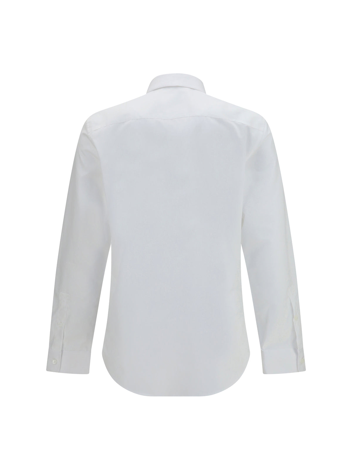 BURBERRY Burberry Men Cotton Shirt With Check Trims