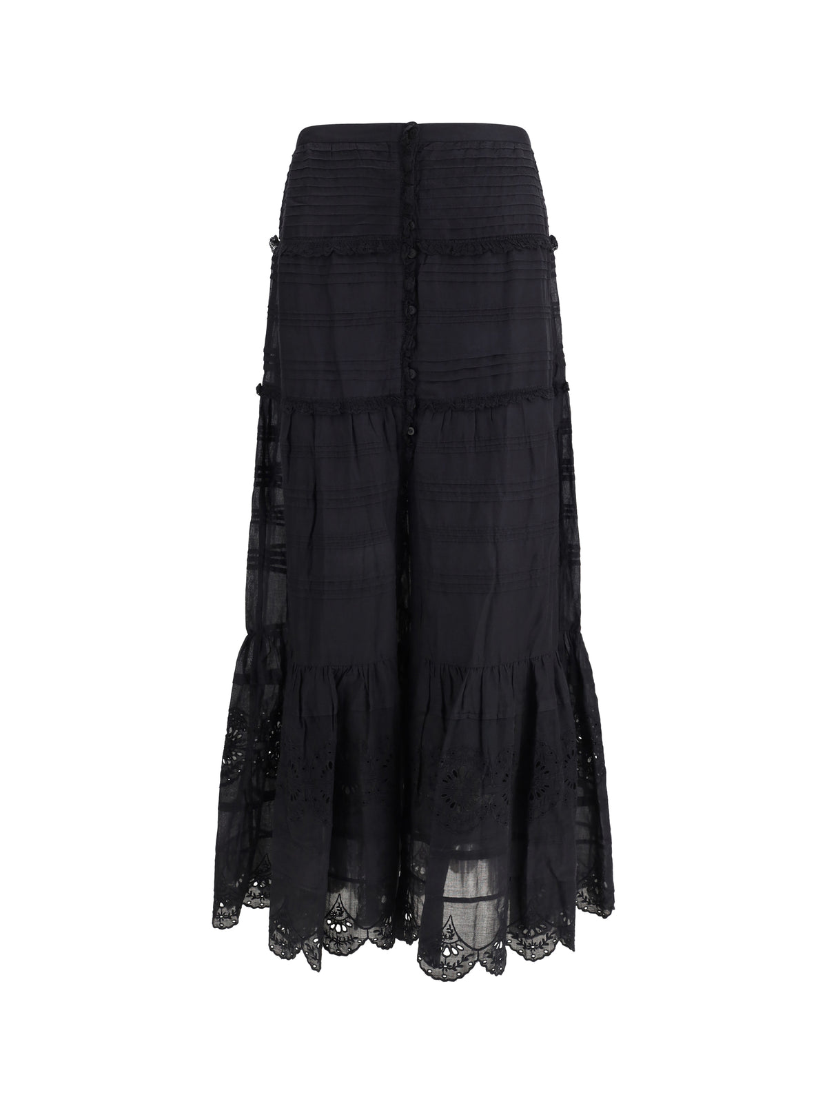 Marant Etoile Women Paoline Long Cotton Skirt