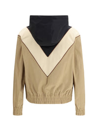 VALENTINO Valentino Men Nylon Hooded Windbreaker Jacket