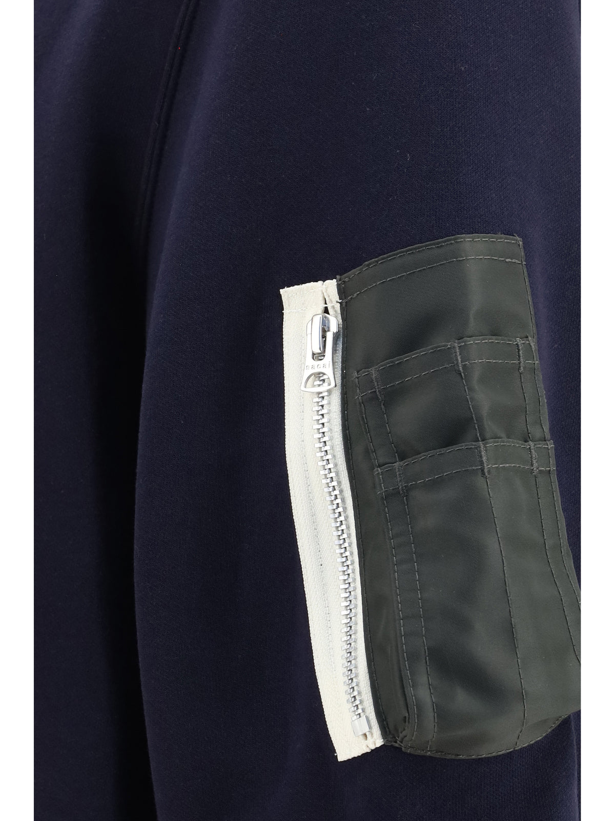 SACAI Sacai Men Terry Cloth Zip Polo