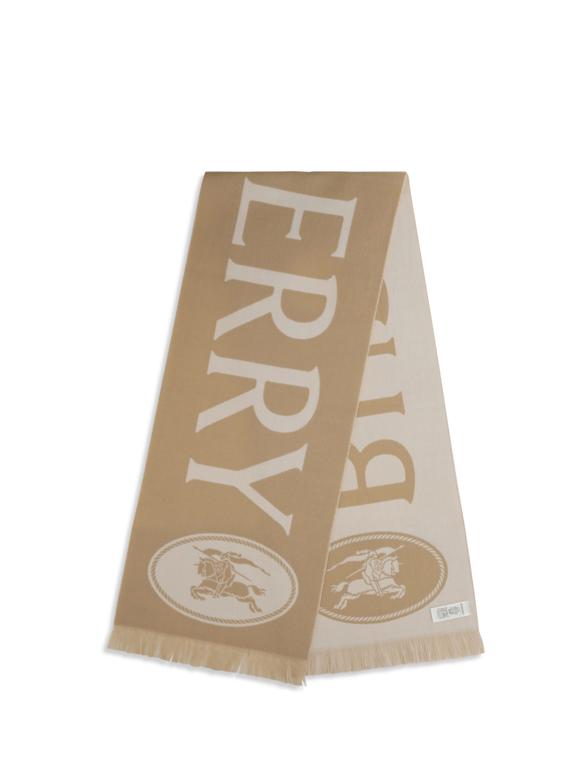 BURBERRY Burberry Men Logo Wool Scarf