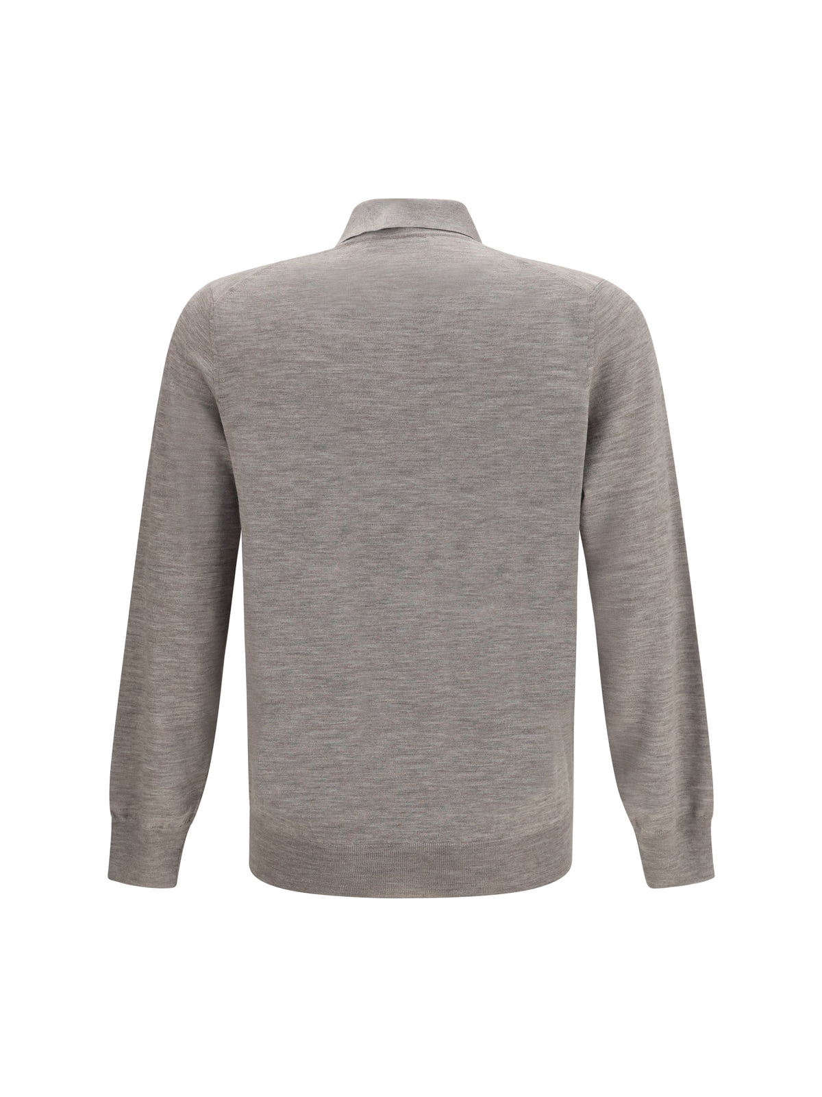 Brunello Cucinelli Men Virgin Wool Polo Sweater