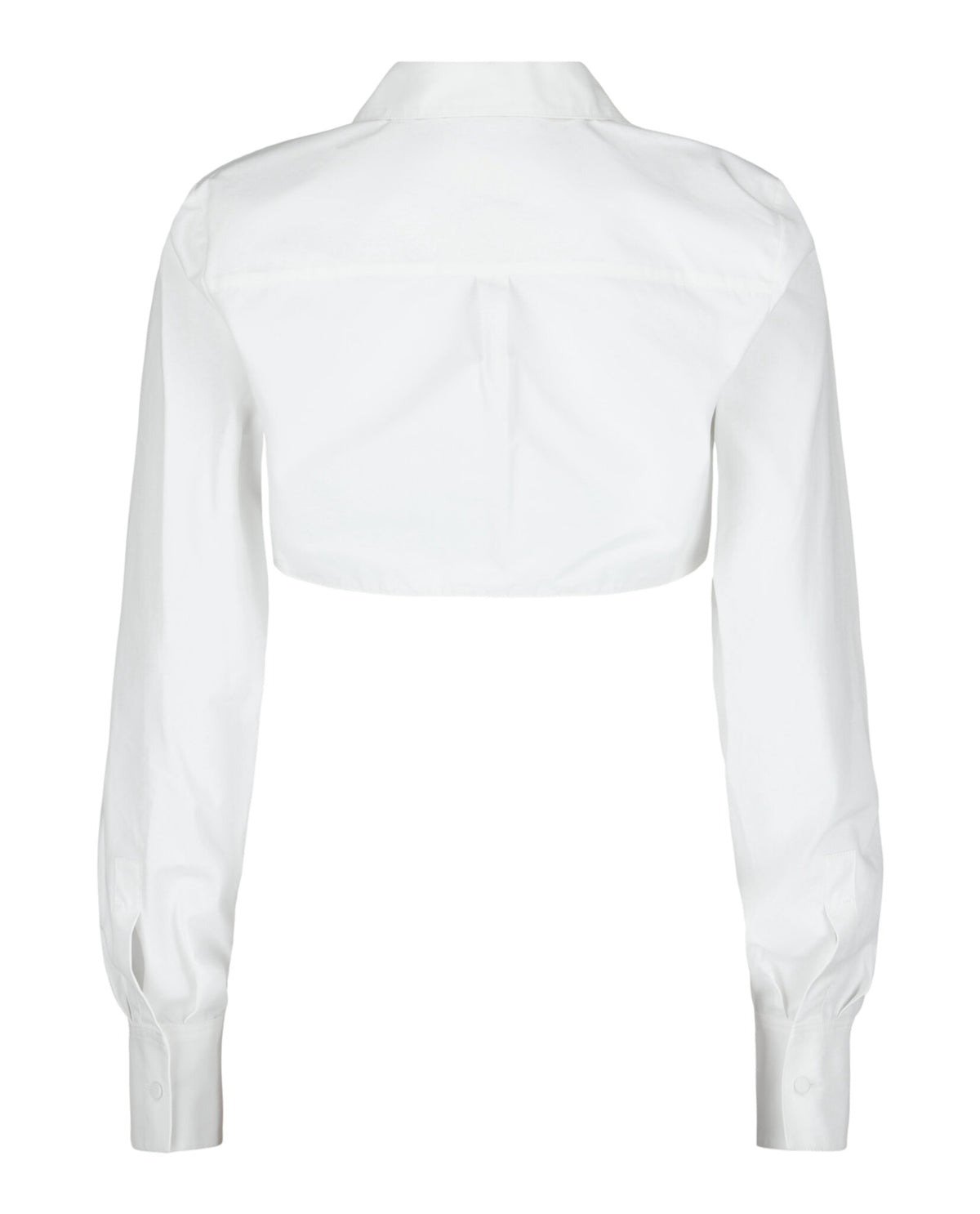 Valentino Valentino Womens Cropped Cotton Poplin Shirt