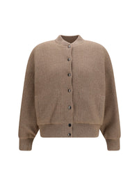 BRUNELLO CUCINELLI Brunello Cucinelli Women Ribbed Cashmere Bomber