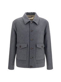 Valentino Men Wool And Cashmere Jacket