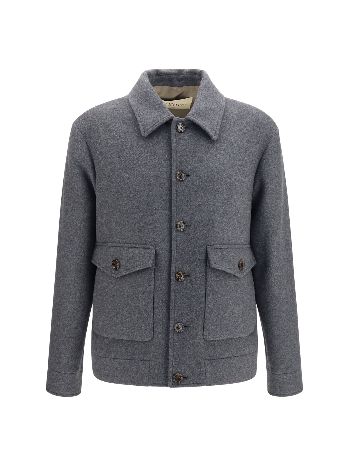 Valentino Men Wool And Cashmere Jacket