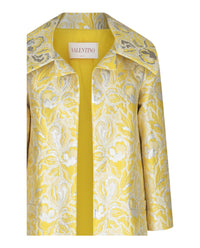 Valentino Valentino Womens Iris Brocade Coat