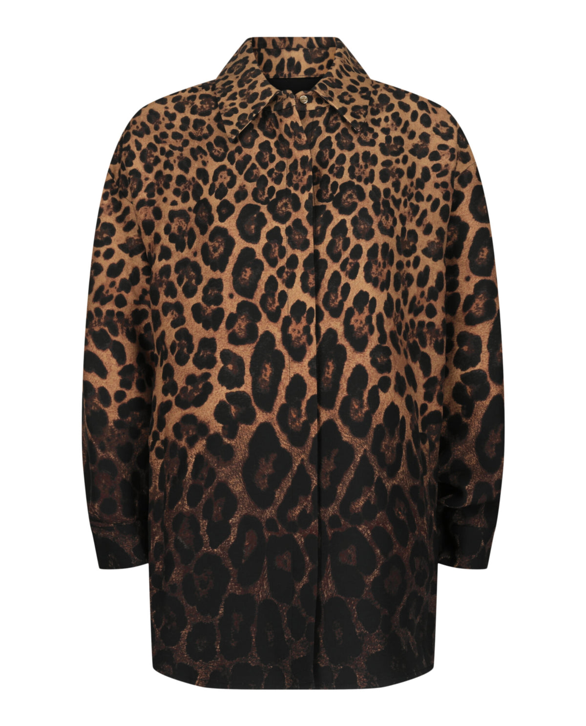 Valentino Valentino Womens Animalier Ombré Shirt Jacket