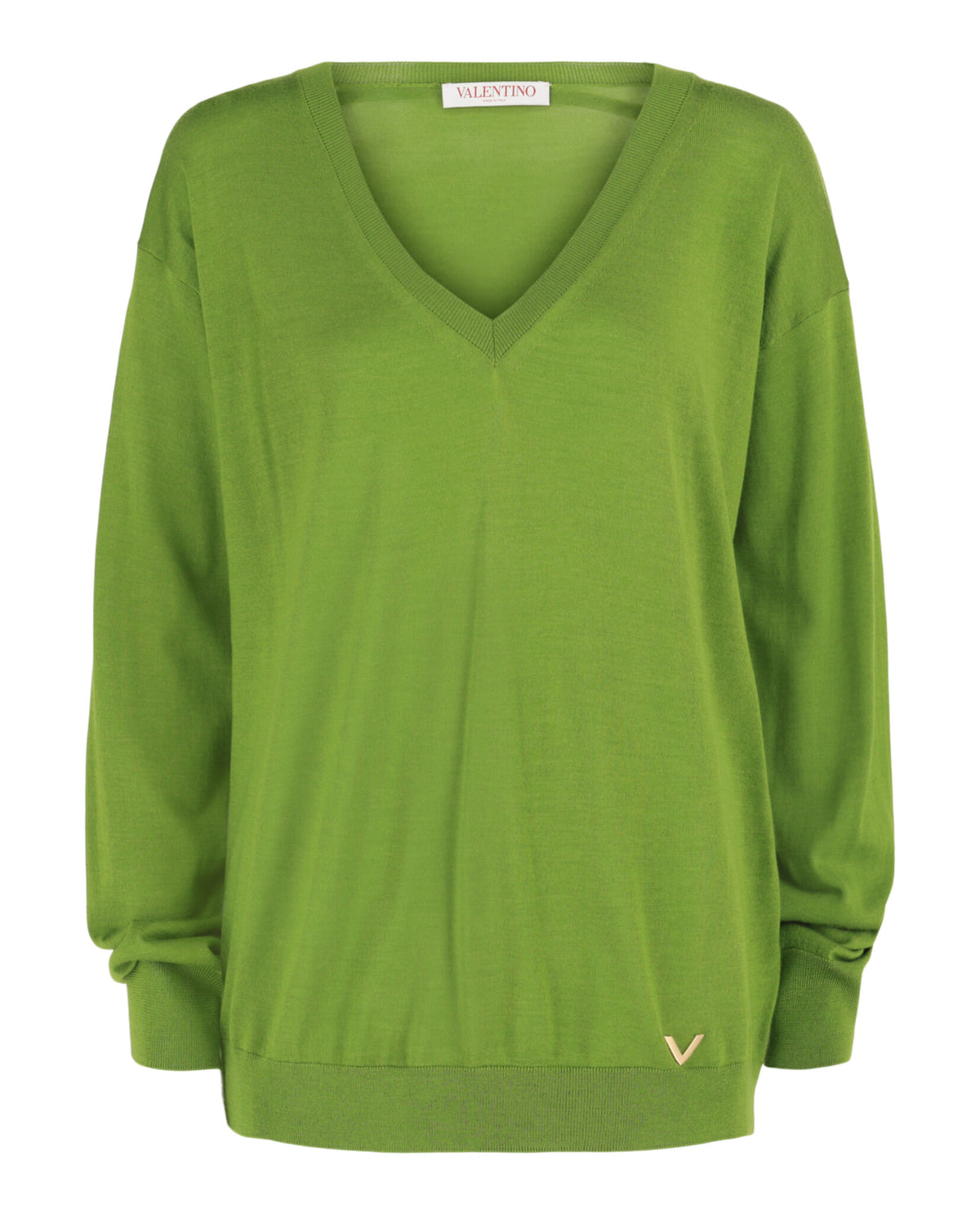 Valentino Womens Cashmere-Silk Blend Sweater