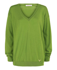 Valentino Womens Cashmere-Silk Blend Sweater