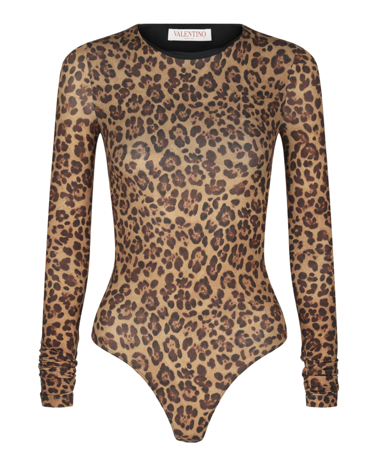 Valentino Valentino Womens Animalier-Print Jersey Bodysuit