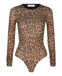 Valentino Valentino Womens Animalier-Print Jersey Bodysuit