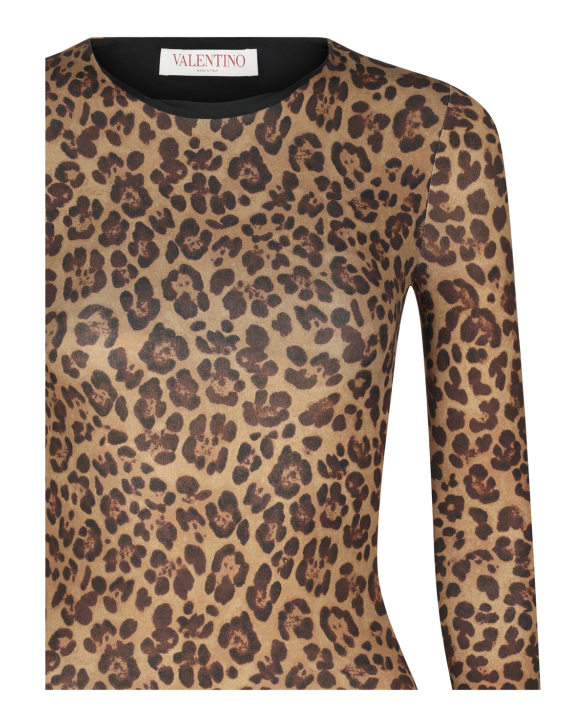 Valentino Valentino Womens Animalier-Print Jersey Bodysuit