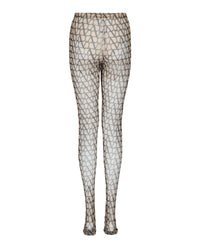 Valentino Valentino Womens Sheer VLogo Tights